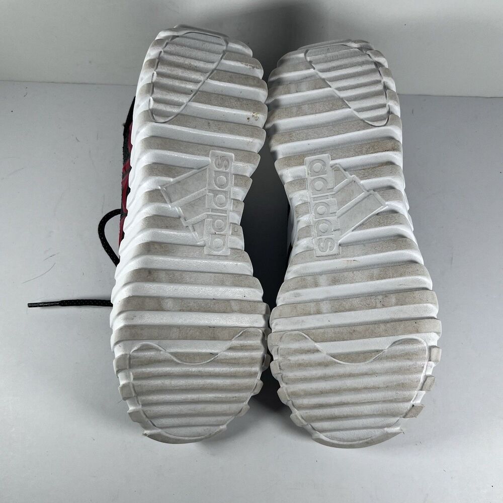 Adidas Kaptir 3.0 Lace Up Back/Red Athletic Shoes Sneakers Youth Size 4 - Picture 7 of 8